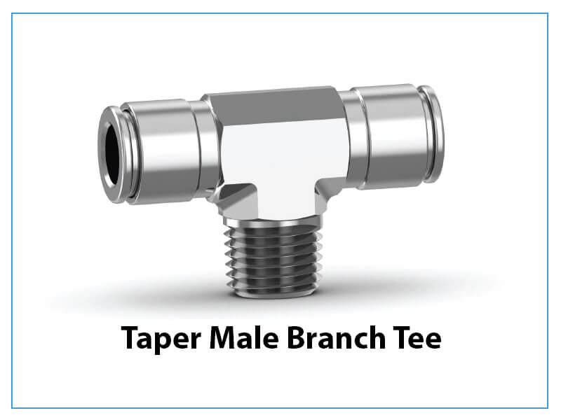 Taper Male Branch Tee