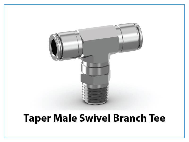 Taper Male Branch Tee