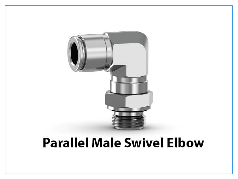 Parallel Male Swivel Elbow