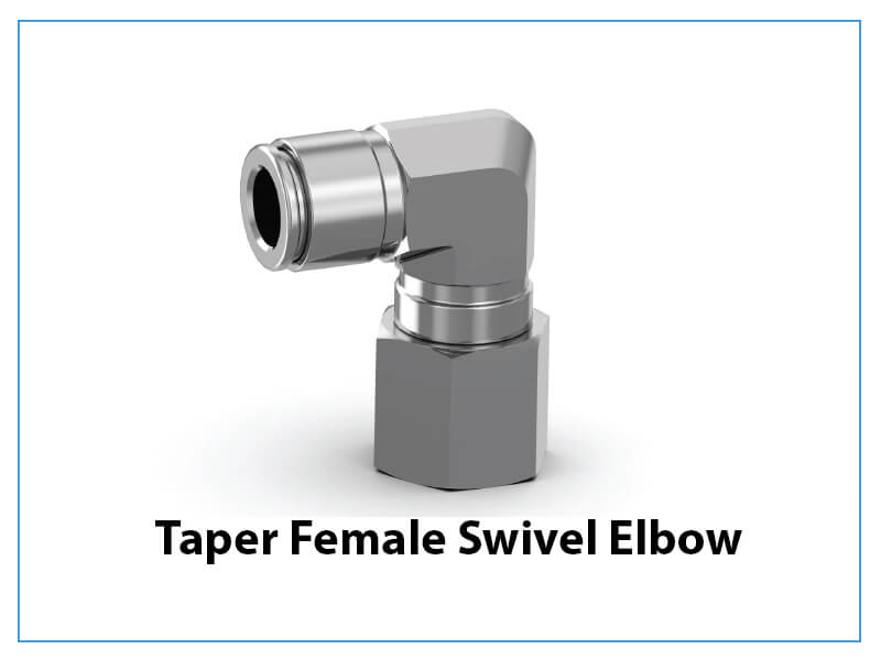 Taper Female Swivel Elbow